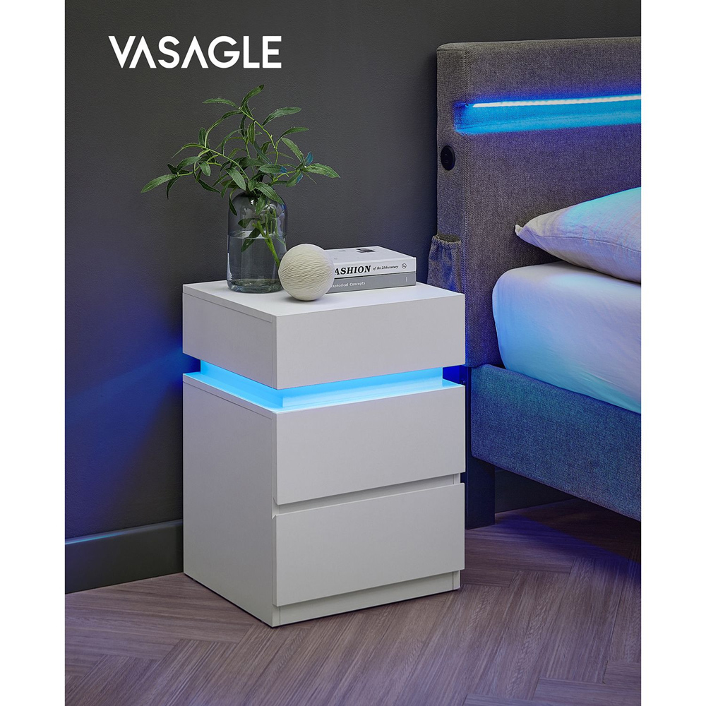 Nachttisch mit Hintergrundbeleuchtung DAVY Nachttisch mit Hintergrundbeleuchtung DAVY