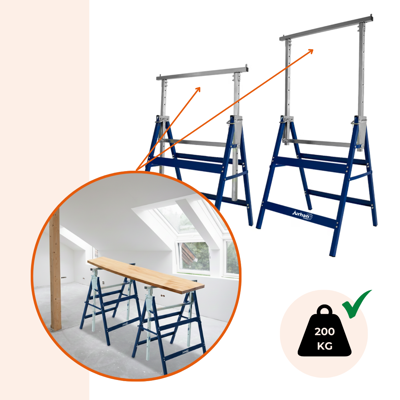 Teleskop-Gerüstböcke