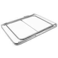 Campingtisch OMAR klappbar, 80x60x70cm, weiß/grau