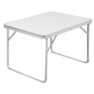 Campingtisch OMAR klappbar, 80x60x70cm, weiß/grau