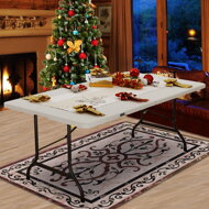 Buffettisch KAMIL klappbar, 76x183x74cm, weiß