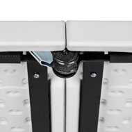 Buffettisch KAMIL klappbar, 76x183x74cm, weiß