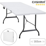 Buffettisch KAMIL klappbar, 76x183x74cm, weiß