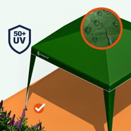 Partyzelt / Pavillon CAPRI, 3x3m, grün