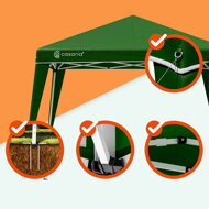 Partyzelt / Pavillon CAPRI, 3x3m, grün