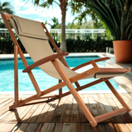 Gartenliege SIENA, 65x87x102cm, beige