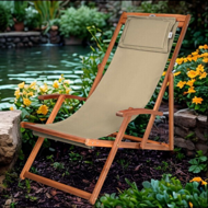 Gartenliege SIENA, 65x87x102cm, beige