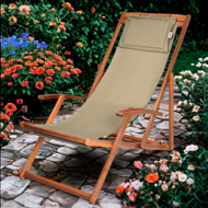 Gartenliege SIENA, 60x94 cm, beige