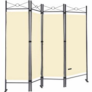 Paravent LUCCA, 163x180 cm, creme