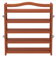 Schuhregal RUSTIC, 5 Regalböden, 75x26x82 cm, naturbraun