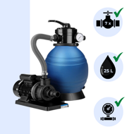Sandfilteranlage für Pool AQUA 10 200 l/h, blau