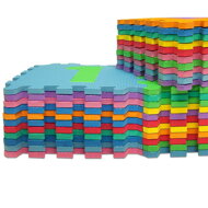 Schaumstoff-Spielmatte für Kinder PUZZLE, 86 Teile, bunt