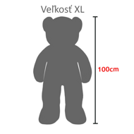 Großer Plüschbär BENY, 100 cm, braun