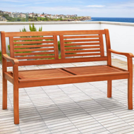 Gartenbank MANUELA, 120x60x90 cm, naturbraun