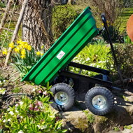 Gartenwagen JEREMY mit Kippfunktion, 51x103,5x92,5 cm, grün