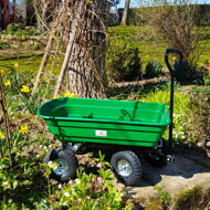 Gartenwagen JEREMY mit Kippfunktion, 51x103,5x92,5 cm, grün
