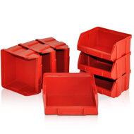 Hängeorganizer für Werkstatt ORDER, 30 Boxen, 64x2x38 cm, rot/schwarz
