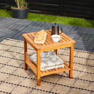 Holz-Beistelltisch WASHINGTON, 45x45x45 cm, braun