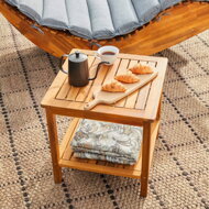 Holz-Beistelltisch WASHINGTON, 45x45x45 cm, braun