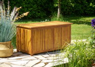 Holz-Aufbewahrungsbox ACACIA,  117x50x59 cm, naturbraun