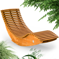 Schaukelliege BALI, 155x60x93cm, naturbraun