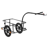Anhänger für Fahrrad TERY, 90 l, 61x153x90 cm, schwarz