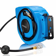 Schlauchtrommel mit Druckluftschlauch AIR, 10 m, blau