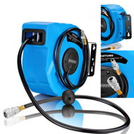 Schlauchtrommel mit Druckluftschlauch AIR, 10 m, blau