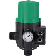 Druckschalter PUMP ohne Kabel, 10 bar mit Manometer, grün