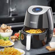 Heißluftfritteuse FRY, 1500 W, 3,6 l, schwarz