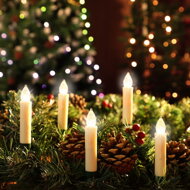 Kerzen für Weihnachtsbaum CANDLE, 20 Stück, 10,5 cm, warmweiß