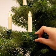 Kerzen für Weihnachtsbaum CANDLE, 20 Stück, 10,5 cm, warmweiß