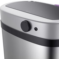 Sensor-Mülleimer DEUS, 58 Liter, Edelstahl