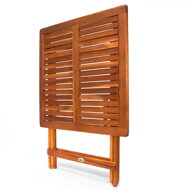 Holz-Beistelltisch ALEK, 70x70x73 cm, braun