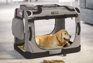 Transporttasche für Hunde und Katzen ELI, 70x52x52 cm, grau