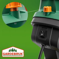 Gartenhäcksler für Äste VAVRO, 2400W, 50l, schwarz/grün