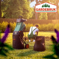 Gartenhäcksler für Äste VAVRO, 2400W, 50l, schwarz/grün