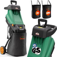 Gartenhäcksler für Äste VAVRO, 2400W, 50l, schwarz/grün