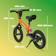 Kinderlaufrad QUIDO, ab 3 Jahren, orange