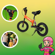 Kinderlaufrad QUIDO, ab 3 Jahren, orange