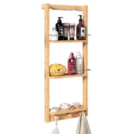 Hängeregal für das Badezimmer BAMBOO, 28,5x10x70cm, 3 Regalböden, braun