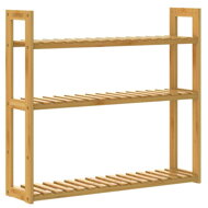 Bambus-Wandregal KAREN, 3 Ebenen, 60x15x54 cm, braun