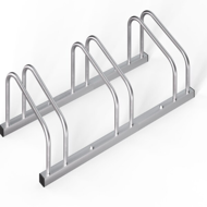 Fahrradständer BIKE, 84x32x27 cm, silber
