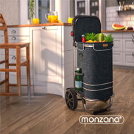 Einkaufstrolley EASY, 50 l, schwarz
