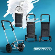 Einkaufstrolley EASY, 50 l, schwarz