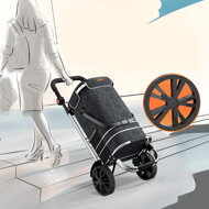 Einkaufstrolley EASY, 50 l, schwarz