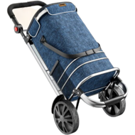 Einkaufstrolley EASY, 50 l, blau