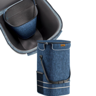 Einkaufstrolley EASY, 50 l, blau