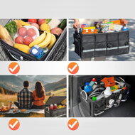 Auto-Kofferraum-Organizer LEROY, 68 l, 60x35x30 cm, schwarz