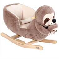 Schaukeltier Faultier Braun mit Sicherheitsgurt, braun